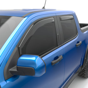 compare product EGR 22-23 Ford Maverick Lariat XL XLT Front/Rear Window Visors - Dark Smoke Finish
