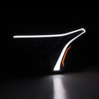 AlphaRex 22 - 23 Toyota Tundra LUXX - Series Headlights Alpha - Black w/Amber DRL - Req 810029 OR 810030 - My Store