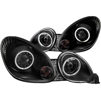 compare product ANZO 1998-2005 Lexus Gs300 Projector Headlights w/ Halo Black