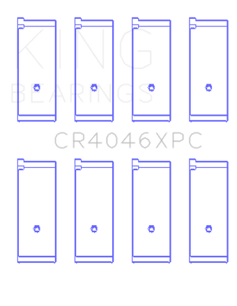 compare product King Engine Bearings Honda B20B4/B20Z2/D16 Series/Zc/16V (Size +.026mm) Connecting Rod Bearing Set