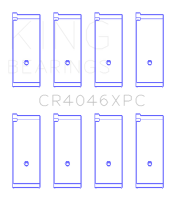 compare product King Honda B20B4/B20Z2/D16 Series/ZC 16V pMaxKote Performance Rod Bearing Set - Size STD