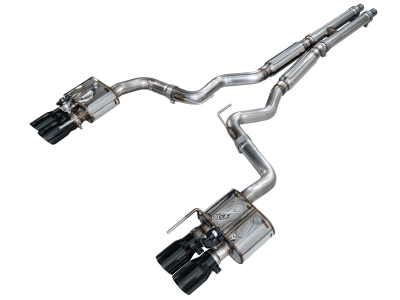 AWE Tuning 18 - 23 S550 Mustang GT SwitchPath Exhaust - Diamond Black Tips - My Store