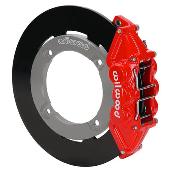 compare product Wilwood 19-22 Honda Talon 1000 Red 4-Piston Rear Kit 11.25in - Plain Face Steel Rotors