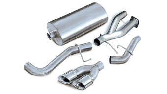 compare product Corsa 2002-2006 Cadillac Escalade 6.0L V8 Polished Sport Cat-Back Exhaust
