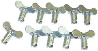 compare product Moroso Quick Fastener - Butterfly Head - 5/16in x .450in - Steel - 10 Pack