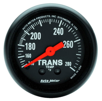 compare product Autometer Z Series 52mm 140-280 Degrees F Mechanical Transmission Temperature Gauge