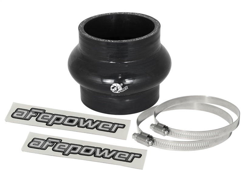 aFe Magnum FORCE CAI Univ. Silicone Coupling Kit (2.75in. ID / 3in. L) Straight Coupler w/Hump - Blk - My Store