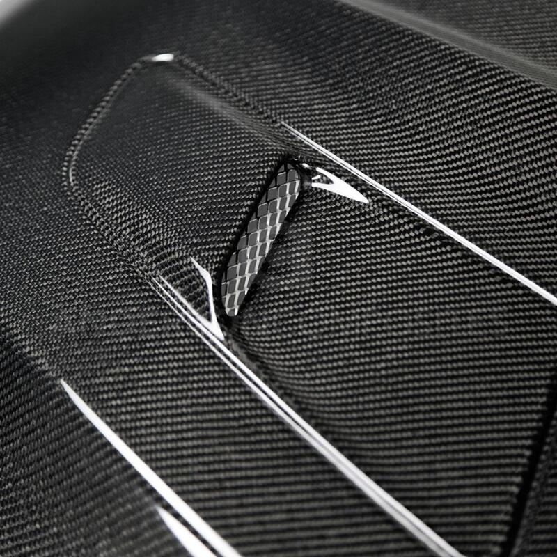 Anderson Composites 2015 - 2017 Ford Mustang Double Sided Carbon Fiber Type - OE Style Hood - My Store