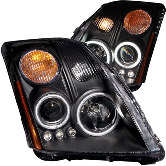 compare product ANZO 2007-2012 Nissan Sentra Projector Headlights Black