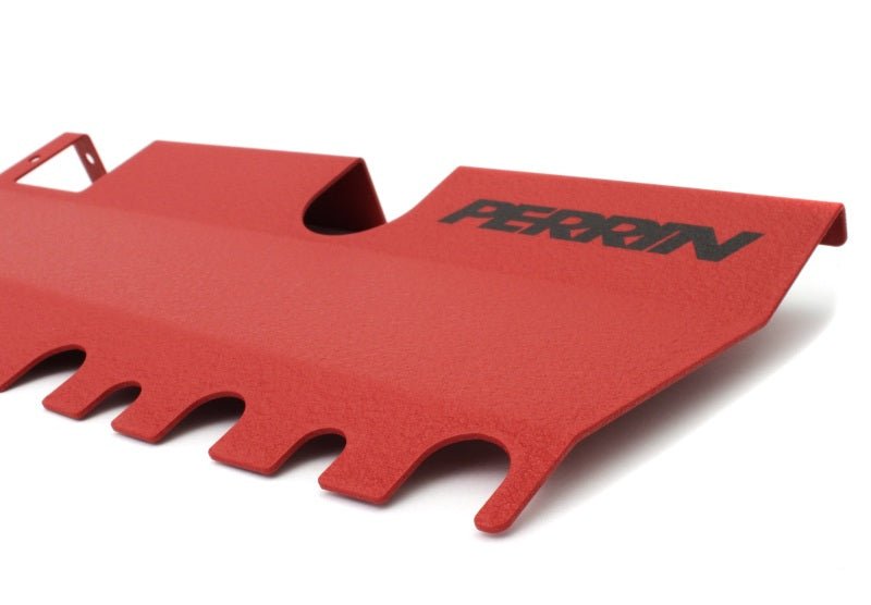 PERRIN 15 - 21 Subaru WRX/STI Radiator Shroud (With OEM Intake Scoop) - Red - My Store