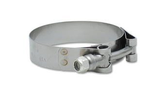 compare product Vibrant SS T-Bolt Clamps Pack of 2 Size Range: 3.38in to 3.62in