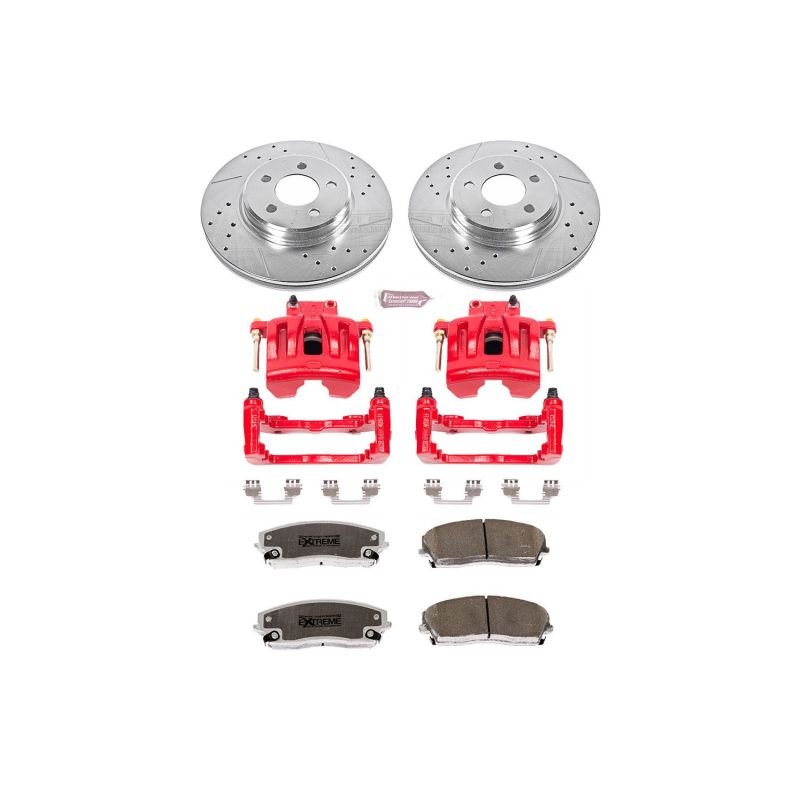Power Stop 05 - 11 Chrysler 300 Front Z26 Street Warrior Brake Kit w/Calipers - My Store