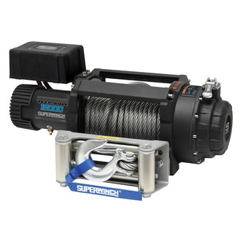 compare product Superwinch 18000 LBS 12V DC Wire Rope Tiger Shark Winch