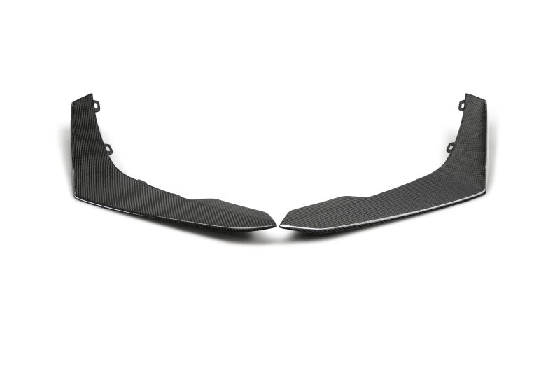 Anderson Composites 17 - 18 Chevy Camaro ZL1 1LE Type - LE Carbon Fiber Front Bumper Canards - My Store