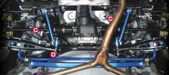 compare product Cusco Power Brace Rear MEMBER Side GRB GH8 GVB SH5 BR9 BM9