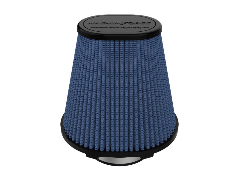 aFe MagnumFORCE Intake Replace Air Filter w/Pro5R Med 4in F x 7.75x6.5in B x 4.75x3.5in T x 7in H - My Store