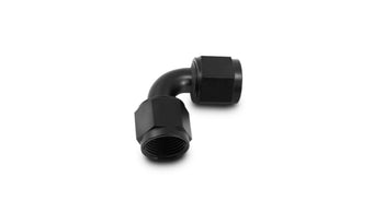 compare product Vibrant -20AN Female 90 Degree Union Adapter (AN to AN) - Anodized Black