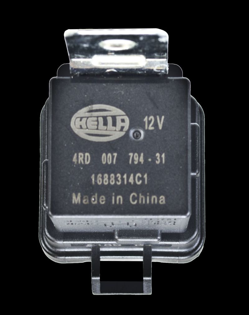 Hella 12V 20/40 Amp SPDT RES Relay with Weatherproof Bracket - Single - My Store