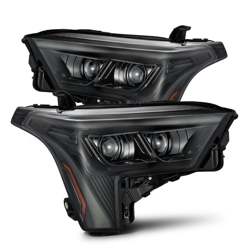 AlphaRex 22 - 23 Toyota Tundra LUXX - Series Headlights Alpha - Blk w/White DRL - Req 810029 OR 810030 - My Store