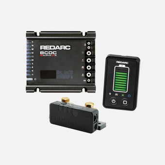 compare product REDARC 4x4 Essentials Kit w/BCDC Alpha50 R System/RedVision Essentials Display/Smart Battery Manager