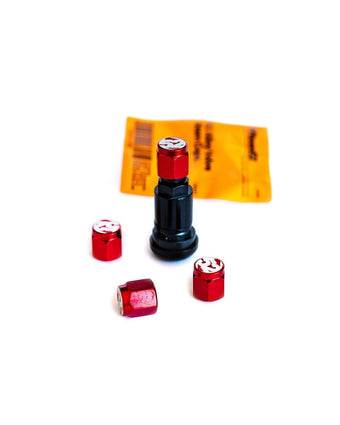 compare product Fifteen52 Valve Stem Cap Set - Red - 4 Pieces