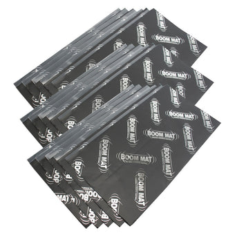 compare product DEI Boom Mat XL Damping Material - 12.5in x 24in x 4mm - 31.5 sq ft - 15 Pack