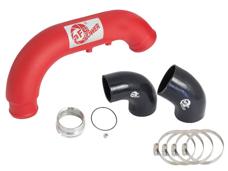 aFe BladeRunner 3in Red IC Tube Cold Side w/ Coupling & Clamp Kit 2016 GM Colorado/Canyon 2.8L - My Store