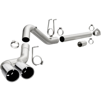 compare product MagnaFlow 08-17 Ford F-250/F-350/F-450 4.6L/6.7 DPF-Back SS 4in Dual Single Passenger Side Rear Exit