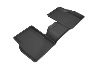 compare product 3D MAXpider 2017-2020 Jeep Compass Kagu 2nd Row Floormats - Black