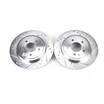 compare product Power Stop 05-08 Ford Escape Rear Evolution Drilled & Slotted Rotors - Pair