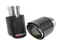 aFe MACH Force - XP 4 - 1/2in Carbon Fiber OE Replacement Exhaust Tips - 15 - 19 Dodge Charger/Hellcat - My Store