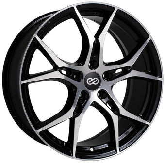 compare product Enkei Vulcan 18X8.0 40mm Offset 5x120 Bolt 72.6mm Bore Black Machined Wheel