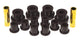 Prothane 76 - 86 Jeep CJ5/CJ7 Front Spring & Shackle Bushings - Black - My Store