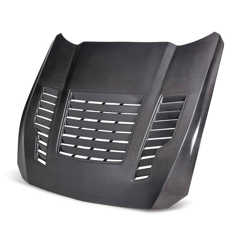 Anderson Composites 2024 Ford Mustang Type - GT4 Double - Sided Carbon Fiber Hood - My Store