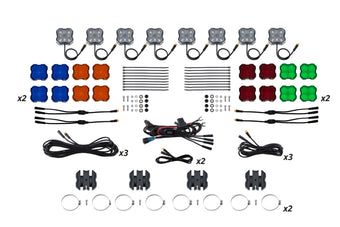 compare product Diode Dynamics Stage Series SXS Rock Light Installer Kit - White Diffused M8 (8-pack)