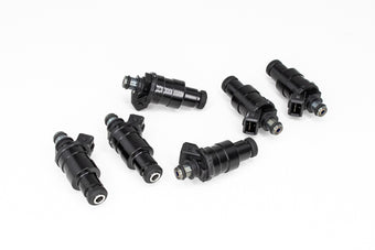 compare product DeatschWerks Universal 1200cc Low Impedance 11mm Upper Injector - Set of 6