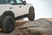 DV8 Offroad 24 - 25 Toyota Land Cruiser OE Plus Side Steps - Black Steel - My Store