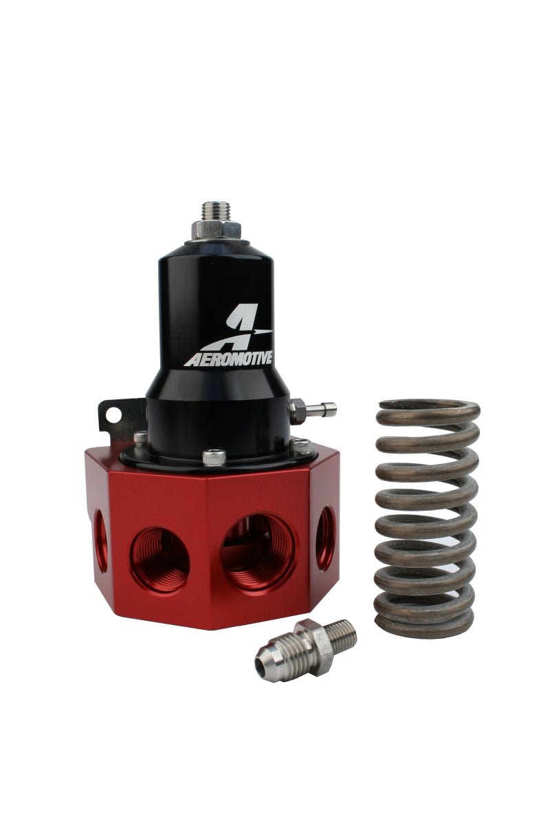 Aeromotive Regulator - 30 - 120 PSI - .500 Valve - 4x AN - 08 and AN - 10 inlets / AN - 10 Bypass - My Store