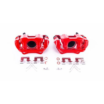 compare product Power Stop 14-16 Acura MDX Rear Red Calipers w/Brackets - Pair