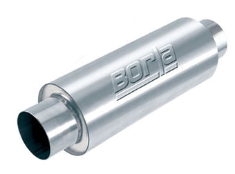 compare product Borla XR-1 Racing Sportsman 3 inch Outlet / 3 inch Inlet Round Muffler