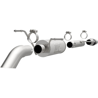 compare product MagnaFlow 14 Chev Silverado V8 5.3L SC Cab Turn Down in Front of Rr Tire SS Catback Perf Exhaust