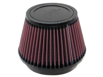 compare product K&N Universal Rubber Filter 5in Flange ID x 6.5in Base OD x 4.5in Top OD x 4.125in Height