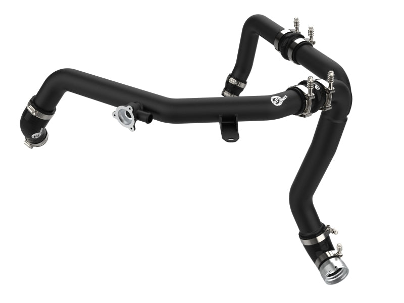 aFe 21 - 22 Ford Bronco V6 - 2.7Ltt BladeRunner Alum Hot Charge Pipe - Black - My Store