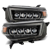 AlphaRex 10 - 13 Toyota 4Runner NOVA LED Projector Headlights Plank Style Black w/Seq Signal/DRL - My Store