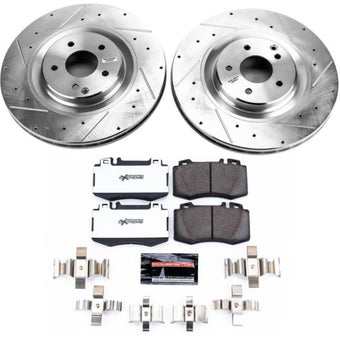 compare product Power Stop 03-06 Mercedes-Benz CLK500 Front Z26 Street Warrior Brake Kit