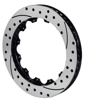 compare product Wilwood Rotor GT Curved Vane Rotor Spec-37 Iron 72 CV 12 x 8.75 Right Hand Side