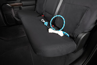 compare product Covercraft 19-24 Chevrolet Silverado Polycotton SeatSaver Custom Second Row Seat Covers - Charcoal