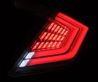 AlphaRex 16 - 21 Honda Civic Hatchback / Type - R FK8 Nova - Series LED Tail Lights (Pair) - Clear - My Store