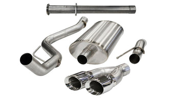 compare product Corsa 2011-2014 Ford F-150 Raptor 6.2L V8 145in Wheelbase Polished Xtreme Cat-Back Exhaust