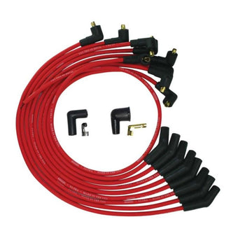 compare product Moroso Ford 260/289/302 135 Deg Spark Plug Boot Non-HEI Ultra Spark Plug Wire Set - Red